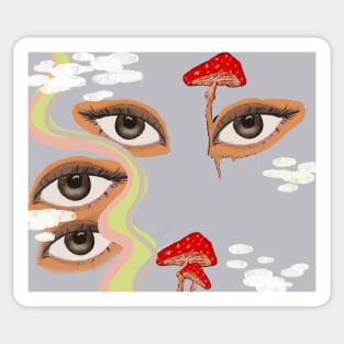 Eyes of Gaia Sticker